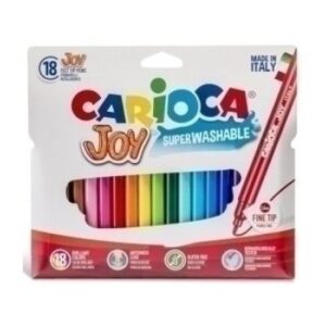 ROTULADOR Carioca JOY 18-Colores c/Cartón