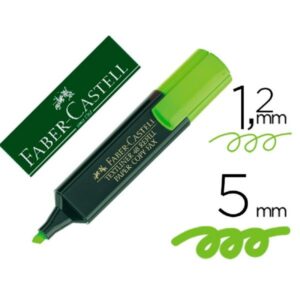 Resaltador Fluorescente Faber-Castell "Q-Office" (Verde)