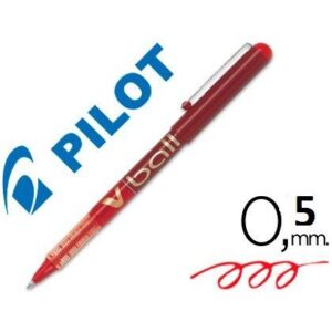 Bolígrafo Pilot V-BALL (Rojo)