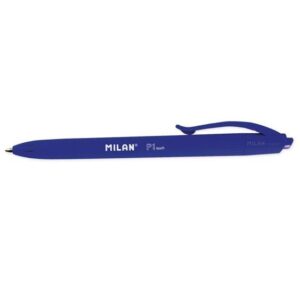 Bolígrafo MILAN P1 touch de color azul