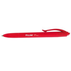 Bolígrafo MILAN P1 touch de color rojo